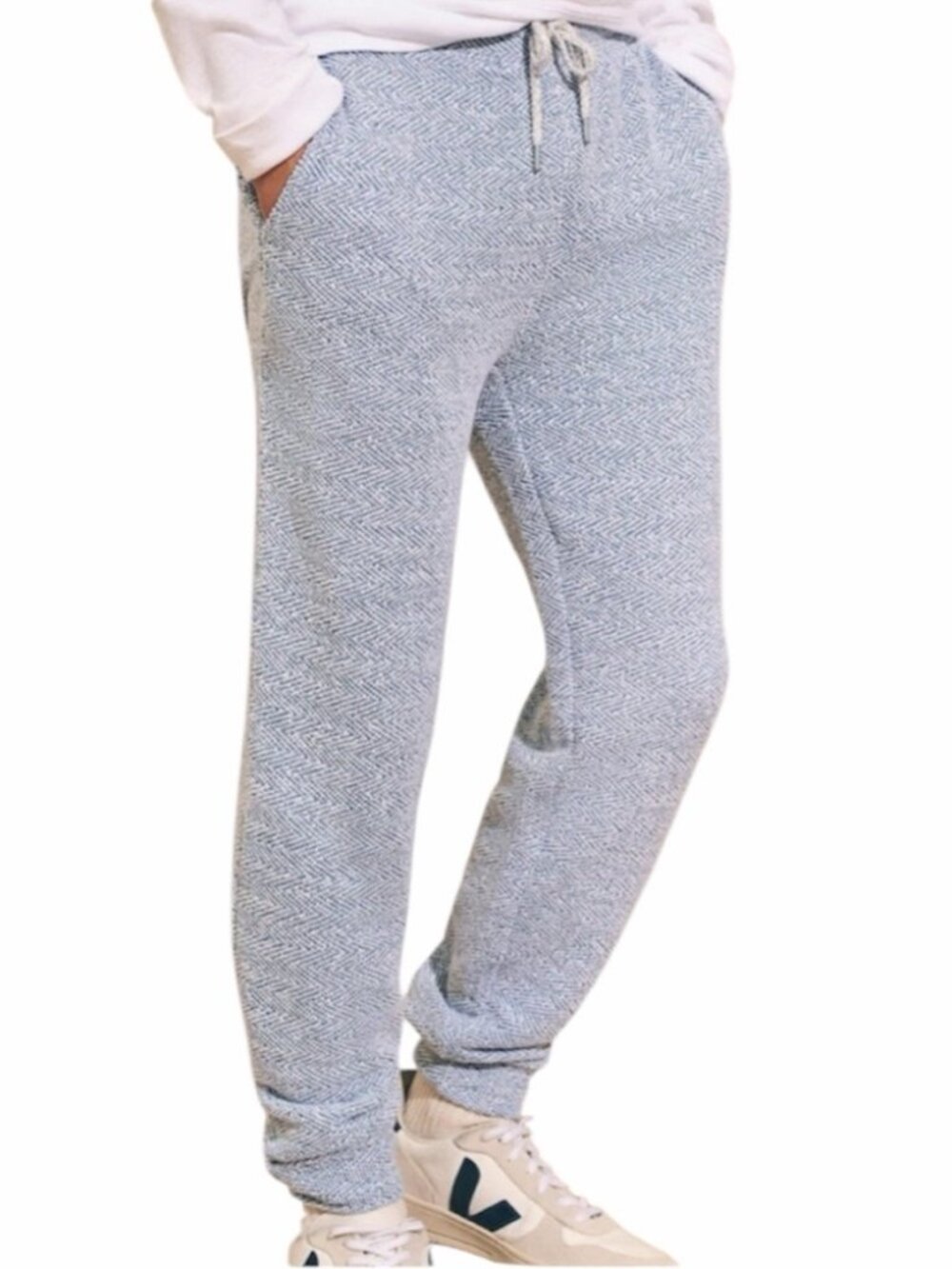 Men's Faherty Whitewater Sweatpant - Blue Shell Loop